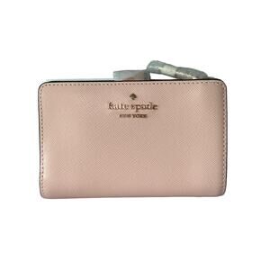 Kate Spade Madison Medium Compact Bifold Wallet in conch Pink